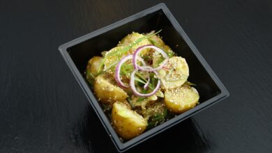 lehký salát z brambor