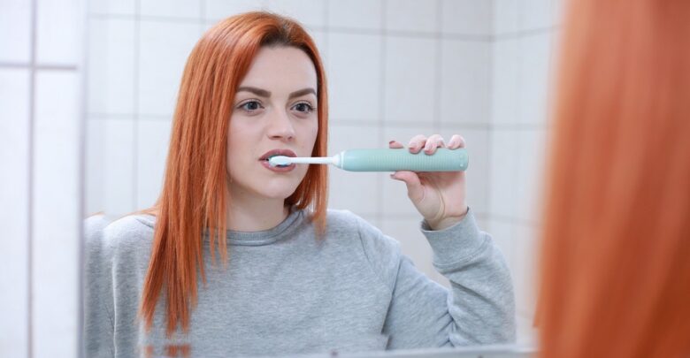 mytí zubů