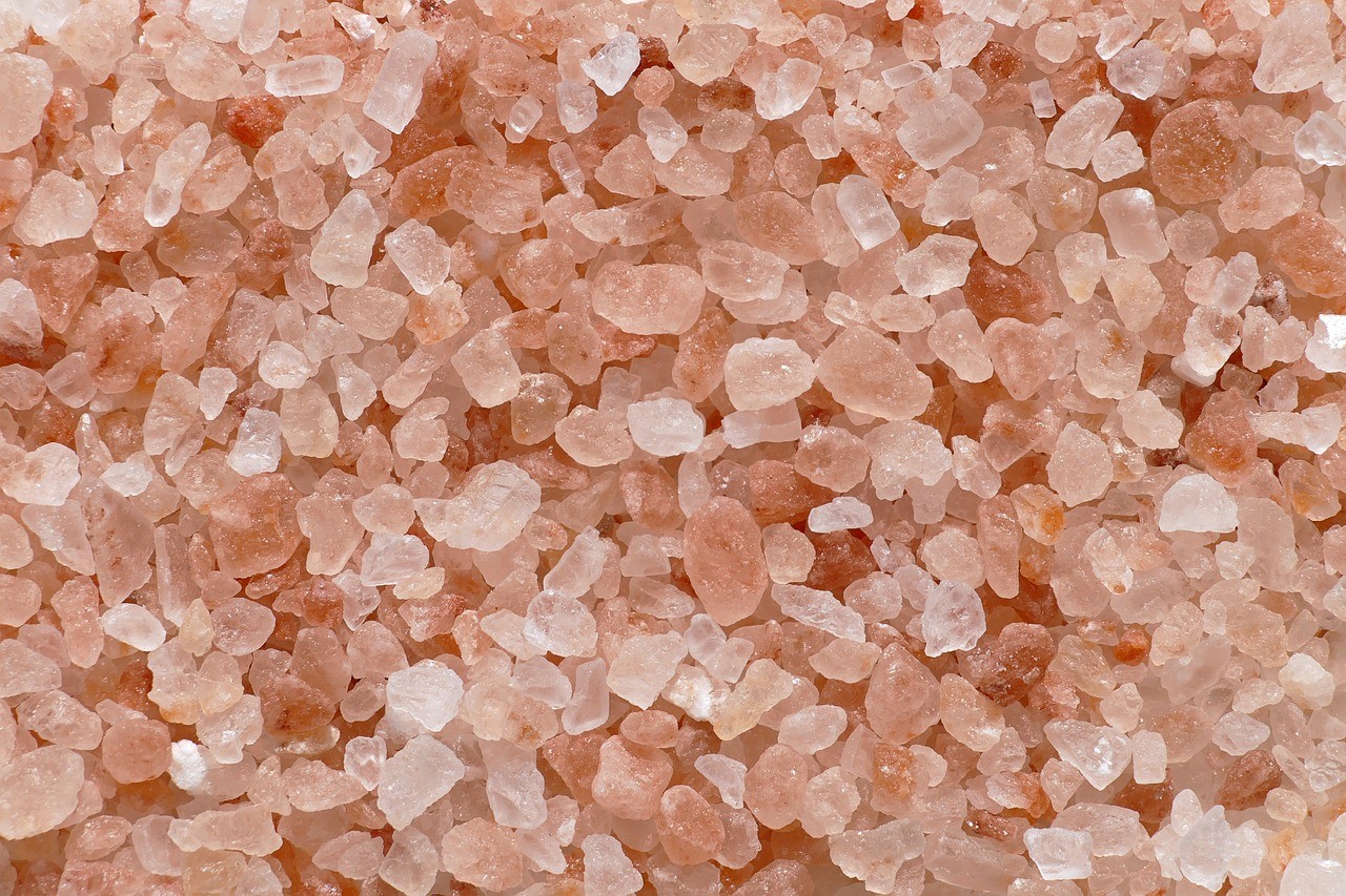Himalájská sůl se svou typickou barvou