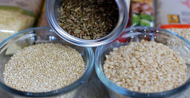 quinoa a rýže
